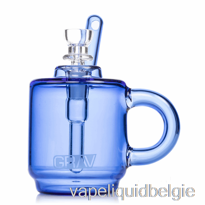 Vape Vloeibare Grav Koffiemok Zak Bubbler Licht Kobalt